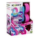 SILVERLIT EXOST - 360 CROSS FLASH AMAZONE toy car with LED lights, 360 flipping, and rechargeable battery for thrilling stunts.