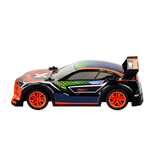 Remote-controlled Silverlit Exost - Fusion Bolt car with vibrant dynamic lights, sound effects, and sleek urban design.