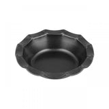 Set of 4 mini non-stick fluted pie dishes, perfect for individual pies and tarts, crafted from durable carbon steel.