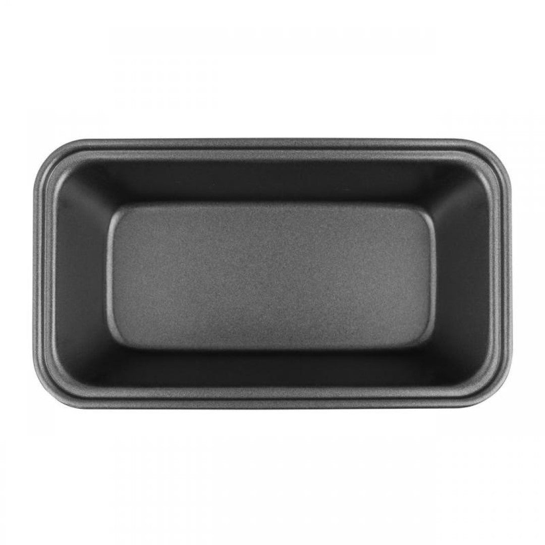 Set of 4 BAKEMASTER mini non-stick loaf pans, perfect for baking individual loaves, cakes, and snacks with effortless release.