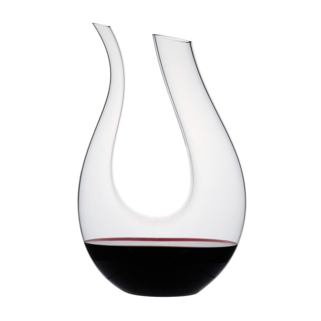 Elegant Wilkie Brothers Lennox Glass Decanter (1500ml) designed for aerating wine, featuring a stunning handmade design.