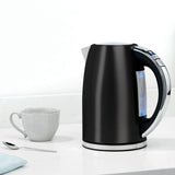 Cuisinart Multi Temp Cordless Kettle in matte black with 4 temperature settings and 1.7L capacity for perfect brewing.