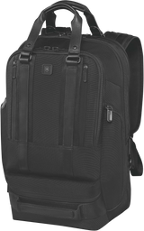 Black Victorinox Lexicon Professional Bellevue 17 Backpack with laptop compartment and multiple organizational pockets.