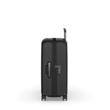 Black VICTORINOX Airox Advanced Medium Hardside Case with secure compression straps and expandable packing space.