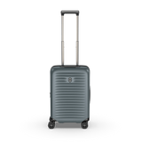 Lightweight VICTORINOX Airox Advanced hardside carry-on in Storm, featuring durable polycarbonate and expandable packing capacity.