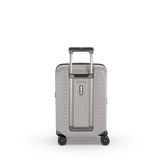 Stylish white VICTORINOX Airox Advanced hardside carry-on, featuring polycarbonate, expandable capacity, and anti-scratch pocket.