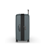 Airox Advanced Large Hardside Case in Storm green, featuring elastic straps, expandable capacity, and smooth spinner wheels for travel.