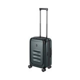 VICTORINOX Spectra 3.0 Frequent Flyer Carry-On in Storm, made from recycled polycarbonate, with expandable capacity and easy-access pockets.