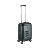 VICTORINOX Spectra 3.0 Frequent Flyer Carry-On in Storm, eco-friendly, 8-wheel design, expandable up to 44 liters, sleek and organized.