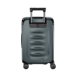 Lightweight VICTORINOX Spectra 3.0 Frequent Flyer Carry-On in Storm, featuring SORPLAS, 8 wheels, expandable design, and quick-access front pocket.