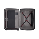 VICTORINOX Spectra 3.0 Medium Hardside Case in Storm, featuring durable recycled polycarbonate and expandable packing space.