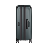 Victorinox Spectra 3.0 Medium Hardside Case in Storm, featuring sustainable SORPLAS™ material and expandable capacity for easy travel.