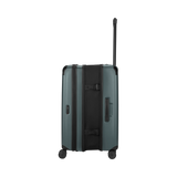 VICTORINOX Spectra 3.0 Medium Hardside Case in Storm, made of recycled polycarbonate, expandable by 40% with 8 wheels for easy travel.