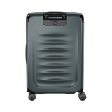 VICTORINOX Spectra 3.0 Medium Hardside Case in Storm: eco-friendly, expandable luggage with smooth-rolling wheels and spacious interior.