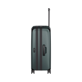 VICTORINOX Spectra 3.0 Large Hardside Case in Storm, eco-friendly, 8-wheel spinner, expandable, stylish and functional luggage.