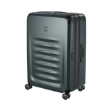 VICTORINOX Spectra 3.0 Large Hardside Case in Storm, eco-friendly SORPLAS™, expandable, 8-wheel spinner for effortless travel.