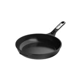 Fry pan featuring a 28 cm diameter, recycled aluminum, CeraGreen non-stick coating, and detachable handle for oven use.