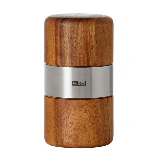 Nutmeg mill in Muskato Brown, 11.3 cm tall, designed for easy grinding and enhancing culinary flavors with style.