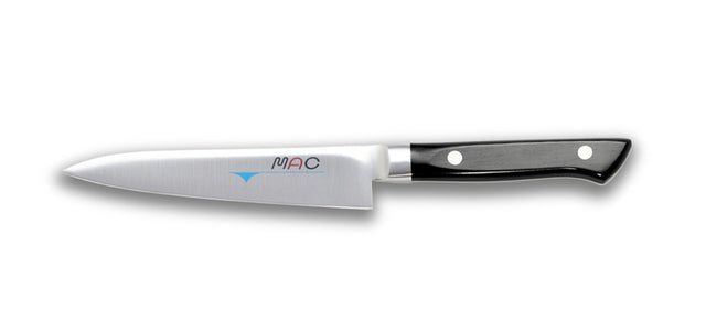 MAC Professional PKF-50 Paring Knife (12.5cm) with razor-sharp stainless steel blade, ideal for peeling and precise cutting tasks.