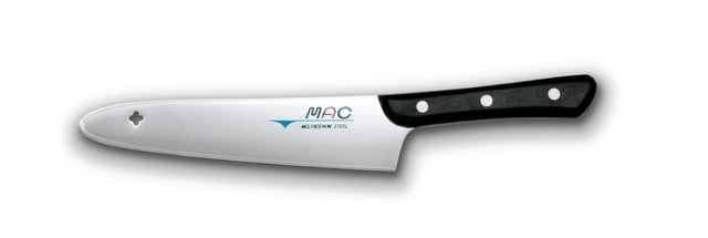 MAC Original AB-80 Utility Knife with a 19.5cm ultra-sharp blade, ergonomic grip, ideal for precise cutting tasks.