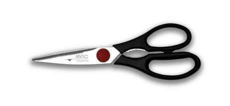 MAC KS-4 Kitchen Shears with high-carbon stainless steel blades, perfect for cutting tough materials and ideal for meal prep.