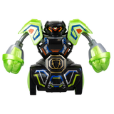 High-energy robot toy with 360° Punch, LED-PowerBelt, and detachable armors for epic battles and multiplayer fun.