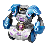 SILVERLIT ROBO KOMBAT TORNADO PACK A featuring spinning punches, LED Power Belt, and multiplayer mode for thrilling battles.