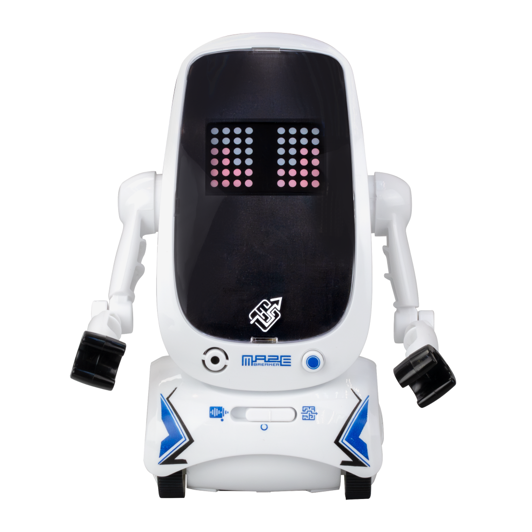 Robotics toy SILVERLIT YCOO - MAZE BREAKER II features LED face, path tracking, and voice recording for interactive fun.