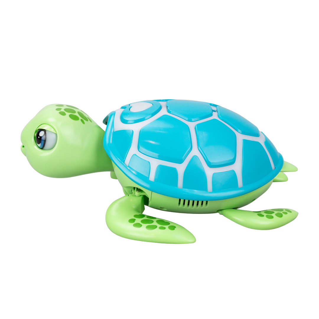 Interactive Silverlit Rescue Turtle toy for kids, featuring healing, feeding, and magical egg-laying activities.