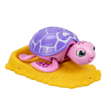 Interactive Silverlit Rescue Turtle toy responds to touch, teaches pet care, and lays eggs containing baby turtles.