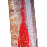 Set of 12 glitter hourglass sensory sticks, swirling glitter for relaxation and decor, ideal for therapy and classrooms.