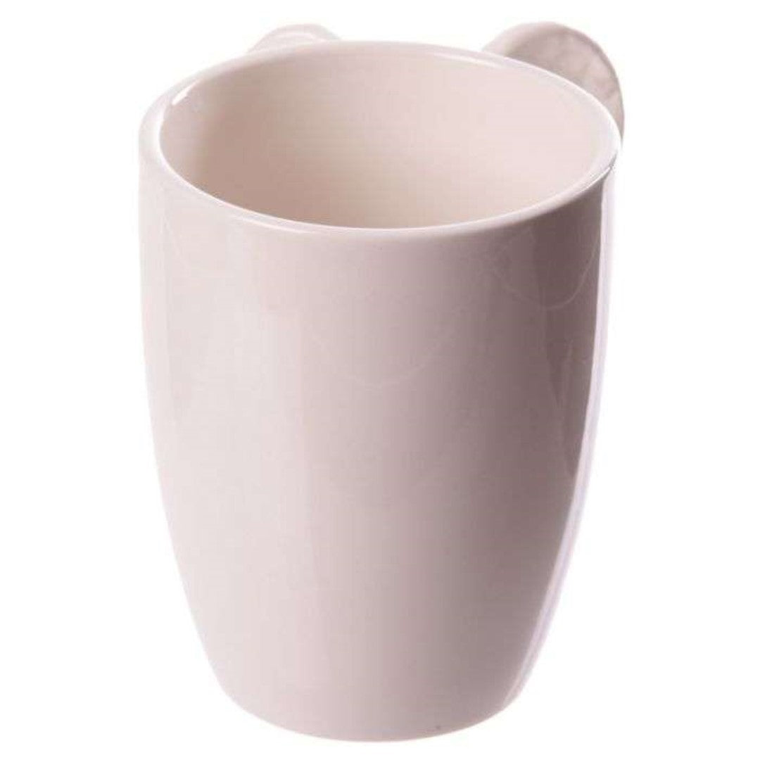 Ceramic mug with whimsical white angel wings handle, 380ml, perfect for enhancing your beverage experience and decor.