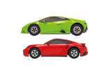 Micro Scalextric Super Speed Race Set featuring Lamborghini Huracán EVO and Porsche 911 Turbo with 3.5m customizable track.