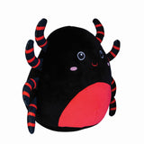 Soft 22cm Plush Smoosho's Pals Spider cushion, perfect for snuggling and play, crafted from ultra-soft velour fabric.