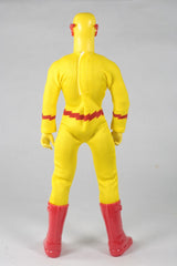 Collectible MEGO Reverse Flash 50th Anniversary figurine, 8-inch, super-poseable with retro styling and iconic accessories.