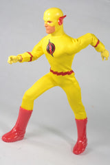 Collectible MEGO Reverse Flash figurine, 8-inch, 26 points of articulation, vibrant retro costume, and classic 70s packaging.