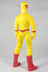 Collectible MEGO Reverse Flash action figure celebrating 50 years with 26 poseable points and retro 1970s design.