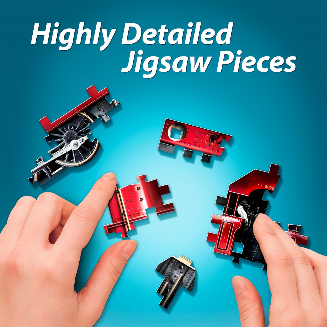 Mini 3D jigsaw puzzle of the Hogwarts Express with 155 pieces, perfect for Harry Potter fans and collectors.