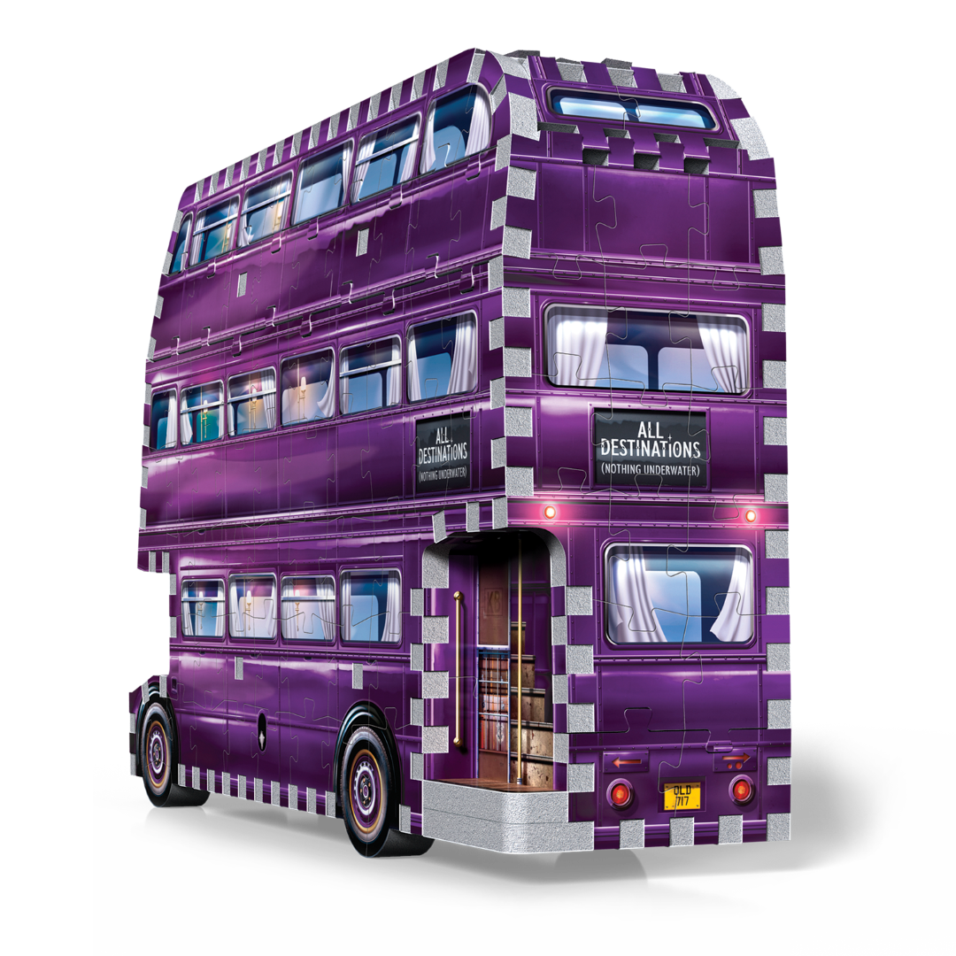 3D Jigsaw Puzzle - WREBBIT 3D THE KNIGHT BUS