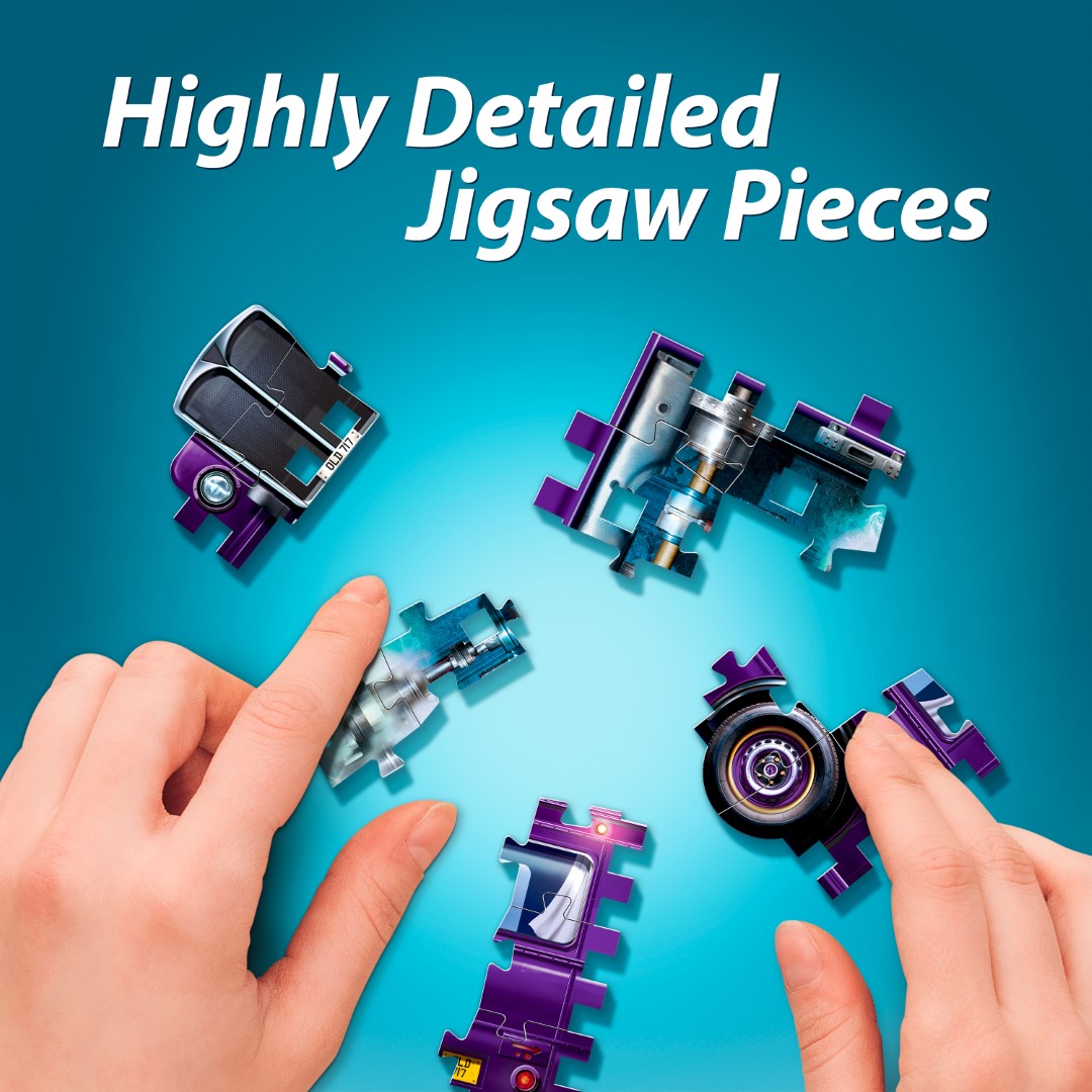 3D Jigsaw Puzzle - WREBBIT 3D THE KNIGHT BUS