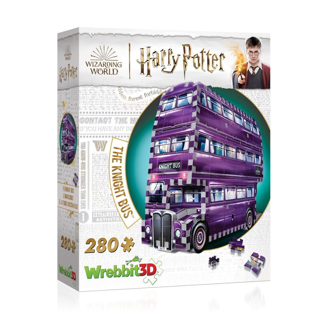 3D Jigsaw Puzzle - WREBBIT 3D THE KNIGHT BUS