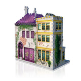 3D jigsaw puzzle of Madam Malkin's wizard apparel shop and Florian Fortescue's Ice Cream parlour from Harry Potter.