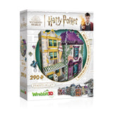 3D jigsaw puzzle of Madam Malkin's shop and Florian Fortescue's Ice Cream parlour from Harry Potter's Diagon Alley.