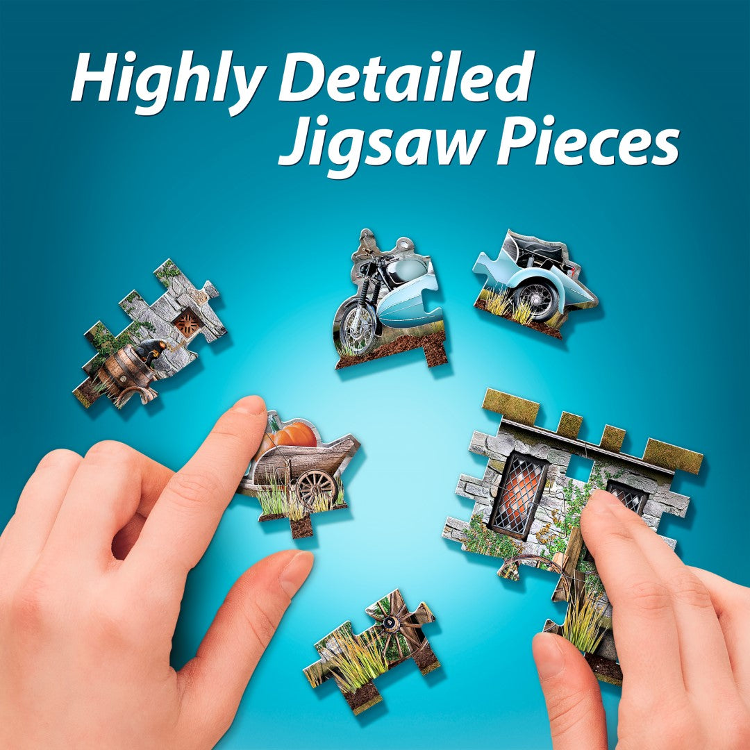3D Jigsaw Puzzle - WREBBIT 3D HAGRID'S HUT
