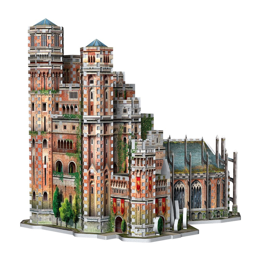 3D jigsaw puzzle of the Red Keep from Game of Thrones, featuring 845 detailed pieces for fans and puzzle enthusiasts.