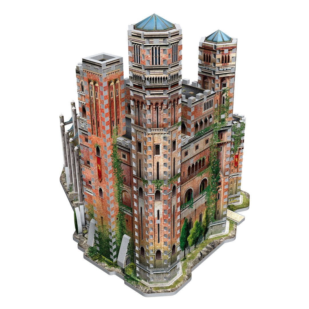 3D jigsaw puzzle of the iconic Red Keep from Game of Thrones, featuring 845 intricately crafted pieces for fans.