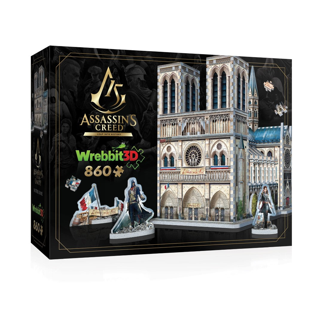 3D Jigsaw Puzzle - WREBBIT 3D ASSASSIN'S CREED UNITY NOTRE DAME