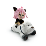 Anya Riding Bond Plush: 1ft cuddly duo with Anya’s pastel hair and Bond’s fluffy tail, perfect for collectors and anime fans.