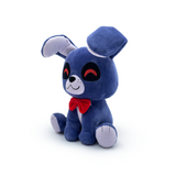 9-inch Youtooz Bonnie plush with floppy ears, red bowtie, and soft grey muzzle, perfect for Five Nights at Freddy's fans.