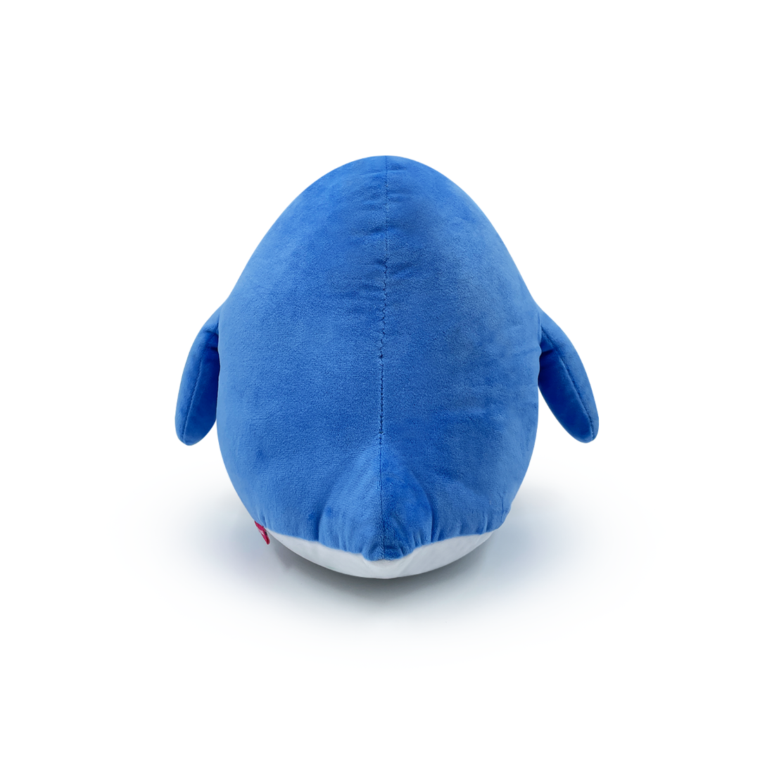 Cute 9-inch plush penguin from Spy X Family, featuring soft minky fabric, vibrant blue markings, and a cheerful expression.